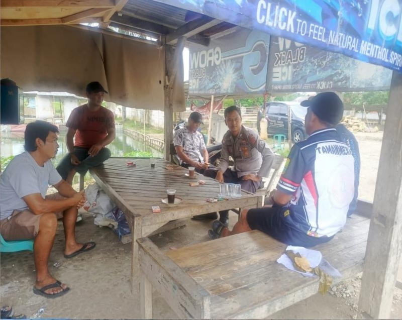 Lakukan Giat Sambang, Polisi Ingatkan Bahaya Perdagangan Orang Kepada Masyarakat