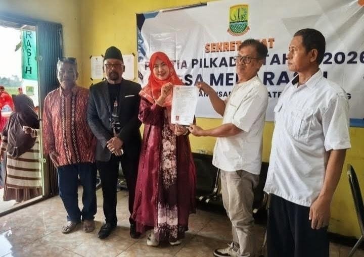 RETNO SUKMAWATI DAFTAR PILKADES MEKARASIH, PARTISIPASI WARGA MAKIN SEMARAK