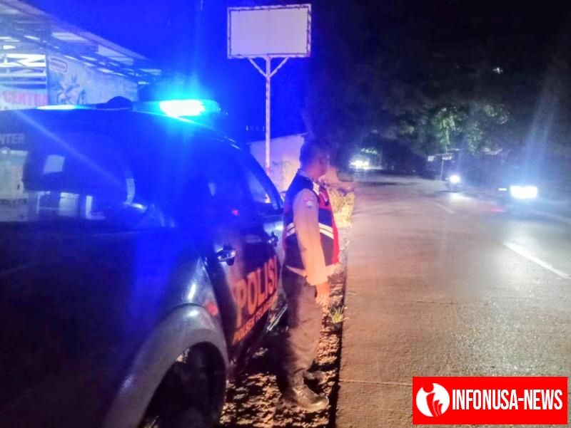 Polsek Telagasari Laksanakan Patroli Malam Untuk Cegah Gukamtibmas di Wilayah Rawan