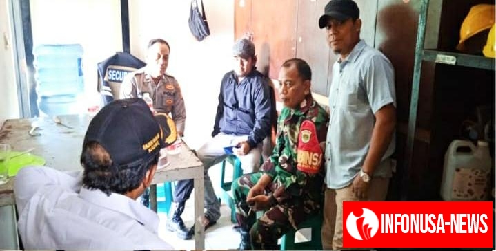 Sinergitas TNI, POLRI. Bhabinkamtibmas bersama Babinsa Desa Amansari Sambang Silaturrahmi Tokoh masyarakat
