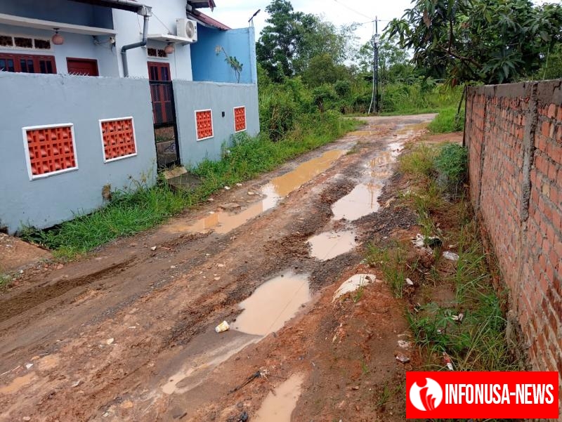 Jalan Pertahana Ujung lrg Bahri Rt 073/RW 021 Mengharapkan Pembagunan Jalan untuk Akses Anak Sekolah