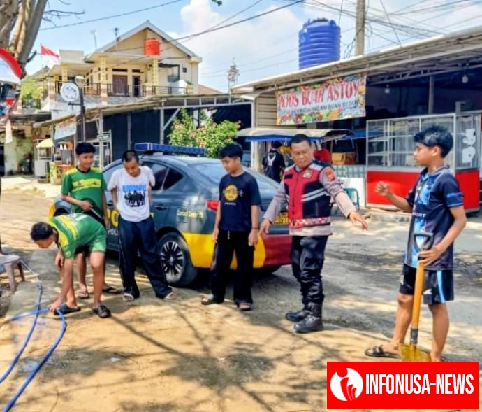 Samapta Polsek Klari Gelar Patroli Siang dan Sampaikan Pesan Kamtibmas kepada Warga