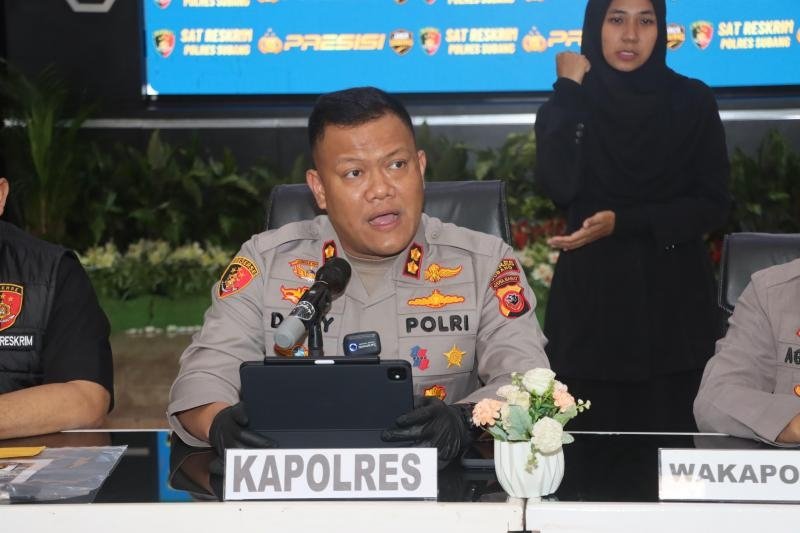 Polres Subang Ungkap Kasus Penggelapan 29.835 Kg Biji Kopi yang dilakukan oleh Sopir Ekspedisi, Kapolres: Komitmen Tegas Berantas Kejahatan