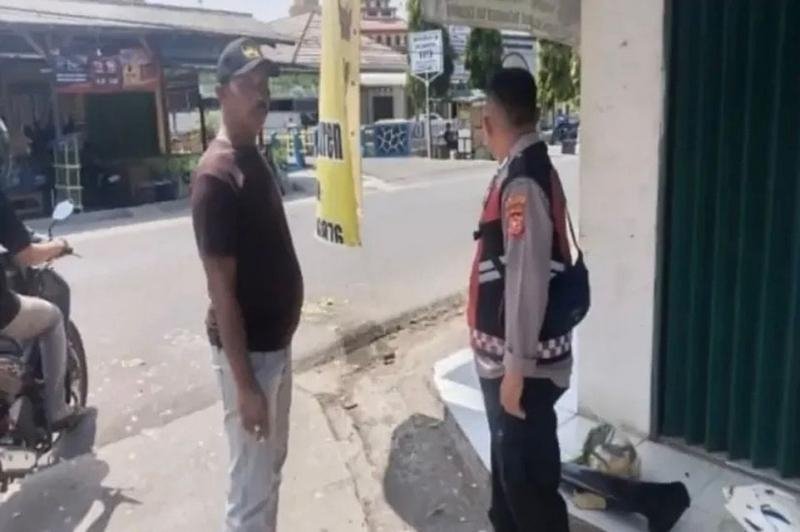 Upaya Prekat Polsek Banyusari Giat Patroli Jalan Raya Antisipasi Kejahatan di Wilayah