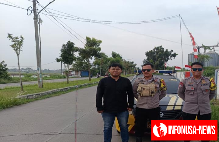 Cegah Aksi Tawuran, Anggota Piket Gabungan Fungsi Polsek Rengasdengklok Gelar Patroli