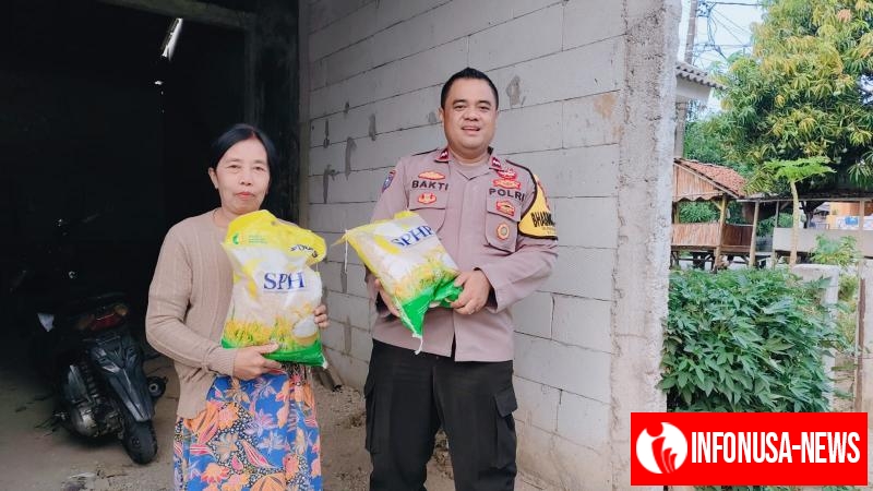Bhabinkamtibmas Polsek Kotabaru Laksanakan Kegiatan Door to Door Jual Beras SPHP