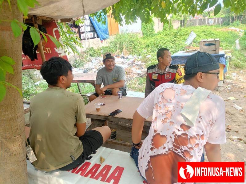 Upaya Anggota Polsek Batujaya Kembali laksanakan Patroli Dialogis dan Sambangi Masyarakat