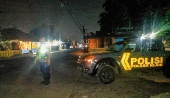 Patroli Dinihari, Polsek Klari Antisipasi 3C dan Tawuran