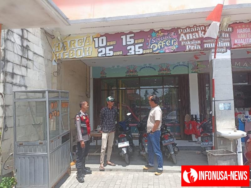 Anggota Polsek Batujaya melaksanakan Giat Cipta Kondisi KRYD di Central Ruko Batujaya