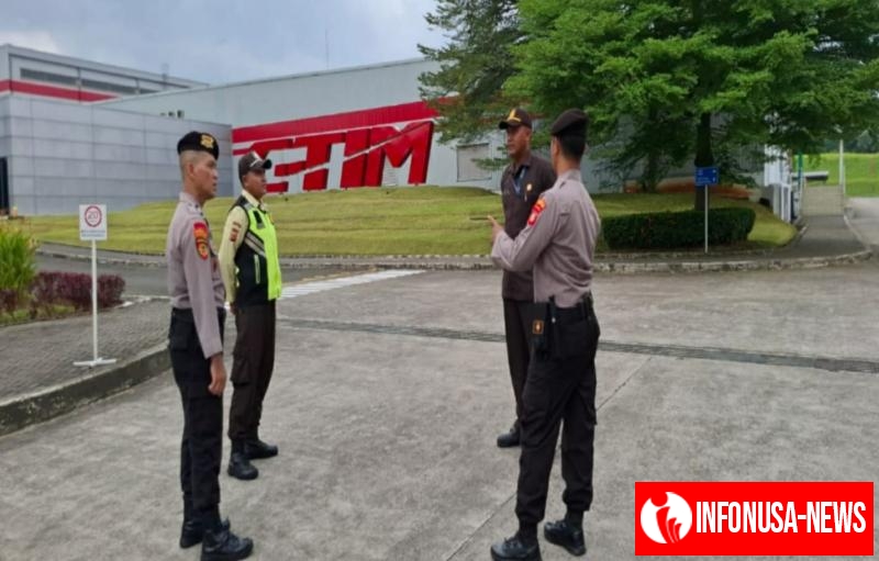 Pospol KIID Kontrol Pos Security PT. TIM dan TWI Techno, Pesan Kantibmas