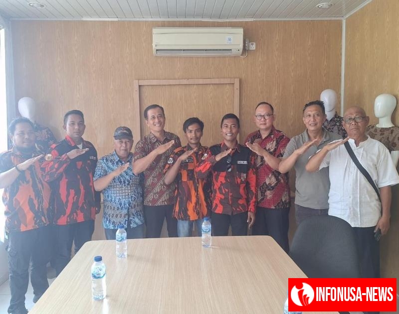 Kanit Intelkam Polsek Telukjambe Timur Monitoring Audiensi oleh Ormas PP ke PT. LPM