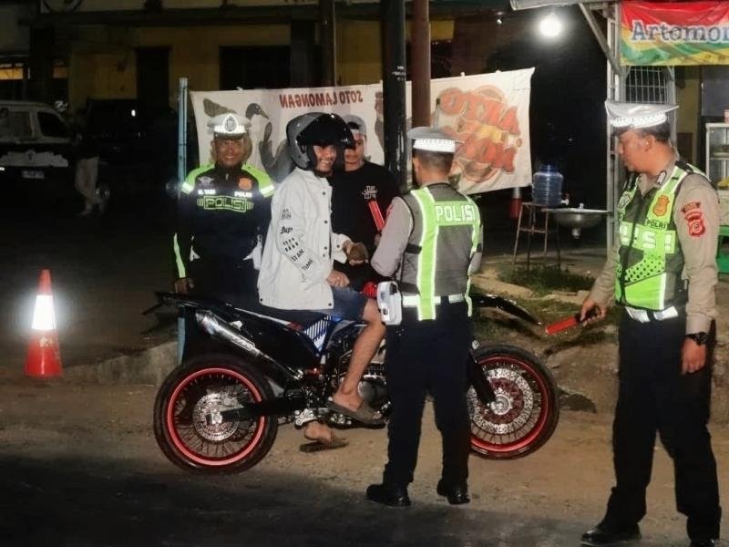 Polres Subang Gelar KRYD Gabungan, Sasar Kendaraan Bodong dan Antisipasi C3