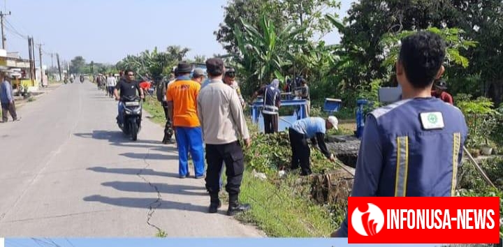 Bhabinkamtibmas Polsek Pakisjaya Ikut Serta Dalam Giat Kerja Bakti Saluran Irigasi