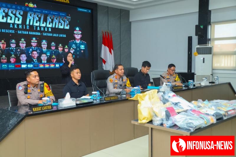 Polres Karawang Umumkan Capaian Akhir Tahun: Kriminalitas Turun, Narkoba dan Laka Lantas Masih Jadi Tantangan