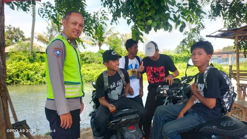 Anggota Polsek Tirtajaya melaksanakan Patroli Prekat dan Giat KRYD dalam rangka Antisipasi GU Kamtibmas