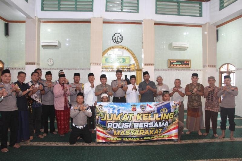 Jumat Curhat Kah di Dangdeur, Wakapolres Subang Respons Keluhan Warga soal Curanmor hingga Balap Liar