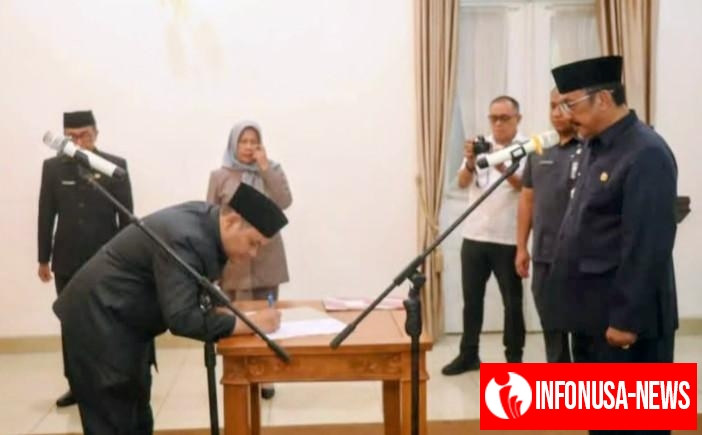 Pelantikan Pejabat Eselon IIb, Bupati Sukabumi H. Asep Japar, Tumbuhkahkan Budaya Kerja yang Baik Optimalkan Layanan Publik