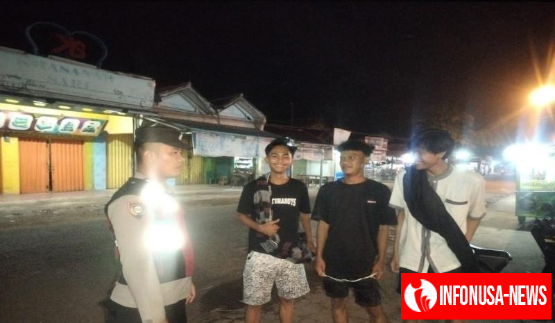 Pak Bhabin Tak Bosan Terus Ikut Serta Dalam Giat Ronda Bersama Warga