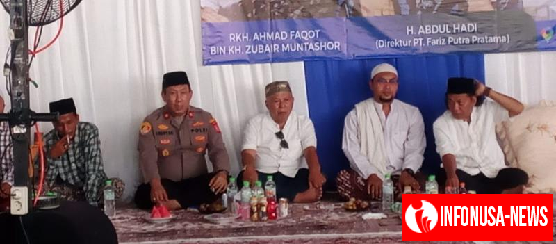 Kapolsek Klari Hadiri Kegiatan Santuni Anak Yatim Di PT. Fariz Putra Pratama