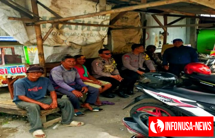 Bhabinkamtibmas Polsek Rengasdengklok Berikan Pemahaman Kepada Masyarakat Bahaya TPPO