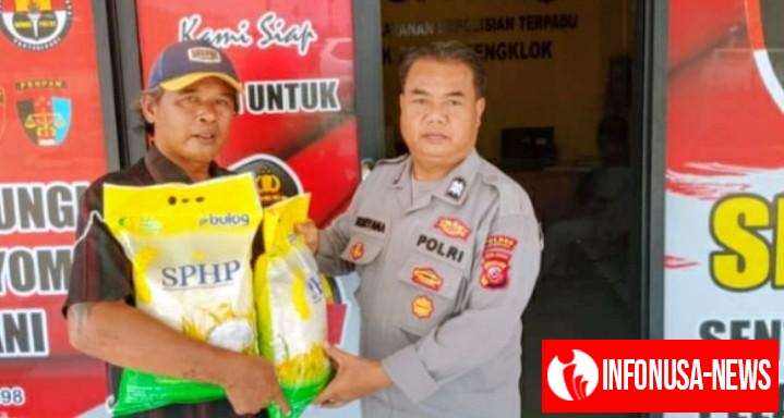 Melalui Gerakan Pangan Murah, Polsek Rengasdengklok Kembali Menjual Harga Beras di Bawah Harga Pasaran
