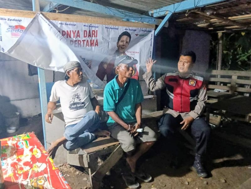 Bhabinkamtibmas Polsek Telagasari Laksanakan Siskamling Bersama Warga Binaan