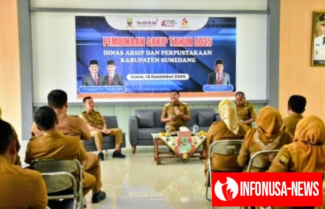 Bupati Sumedang Dony Ahmad Munir Berpesan kepada Disarpus  Jaga Integritas, Tingkatkan Profesionalitas di Bidangnya