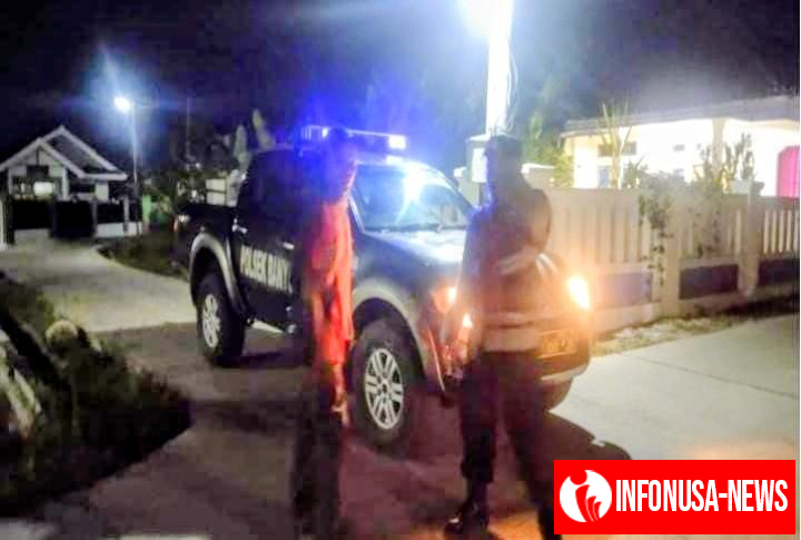 Prekat Polsek Banyusari Kembali Lakukan Giat Patroli Jalan Raya Antisipasi Kejahatan