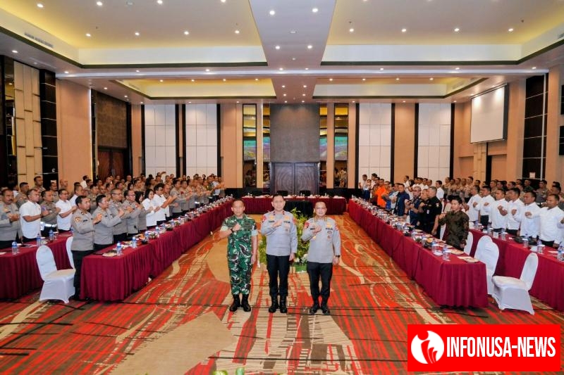 Wakapolda NTB Pimpin Rakor Linsek, 30 Pos Disiapkan Jelang Natal dan Tahun Baru