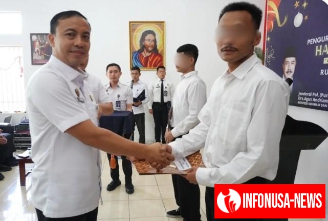 Rutan Kelas I Depok Laksanakan Pemberian Remisi Khusus Natal Tahun 2025 bagi 28 Warga Binaan Pemasyarakatan Beragama Nasrani