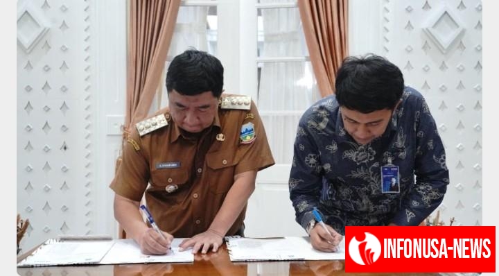 Bupati Garut, Abdusy Syakur Amin, Melaksanakan Penandatanganan Perpanjangan MoU Antara Pemerintah Kabupaten Garut dan Bank BNI