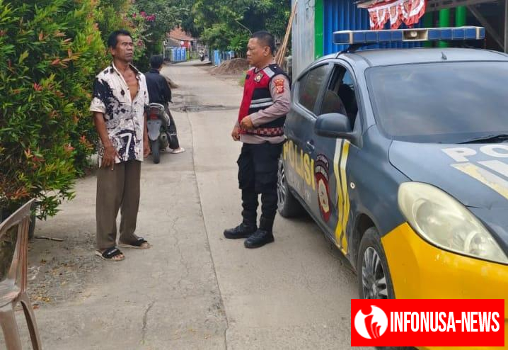 Patroli Polsek Klari Himbau dan Sampaikan Pesan Pesan Kamtibmas