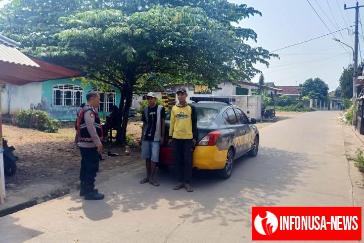 OPS Lilin Lodaya 2025, Personel Polsek Klari Patroli Dialogis Sampaikan Pesan Kamtibmas