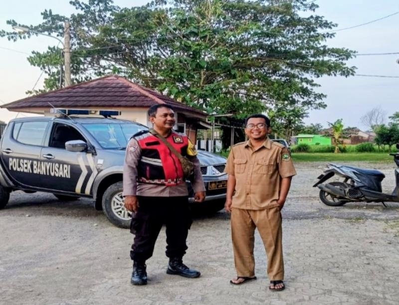 Patroli Dialogis Bhabinkamtibmas Polsek Banyusari Imbau Cegah TPPO