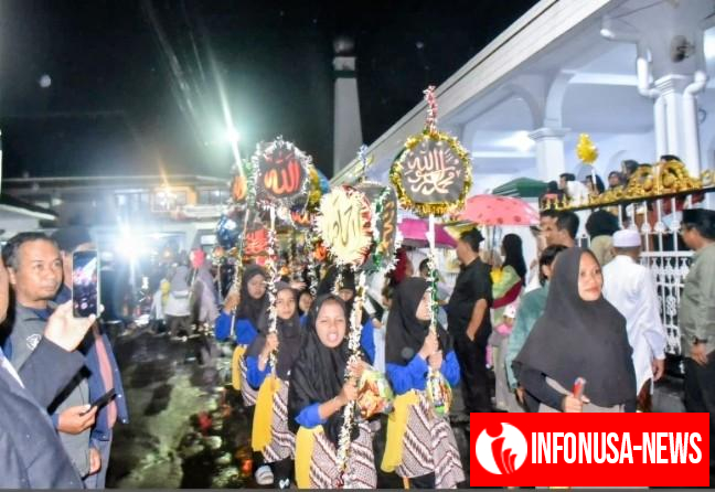 Wabup Kuningan Tuti Andriani Hadiri Peringatan Maulid Nabi Muhammad SAW di Kelurahan Ciporang