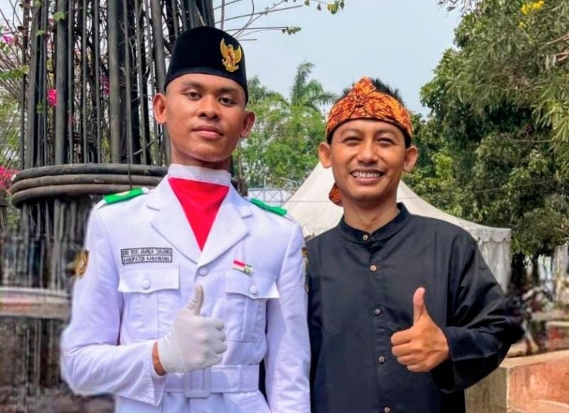 Siswa SMK Tri Mitra Kotabaru Terpilih Jadi Komandan Regu Paskibraka Tingkat Kabupaten Karawang