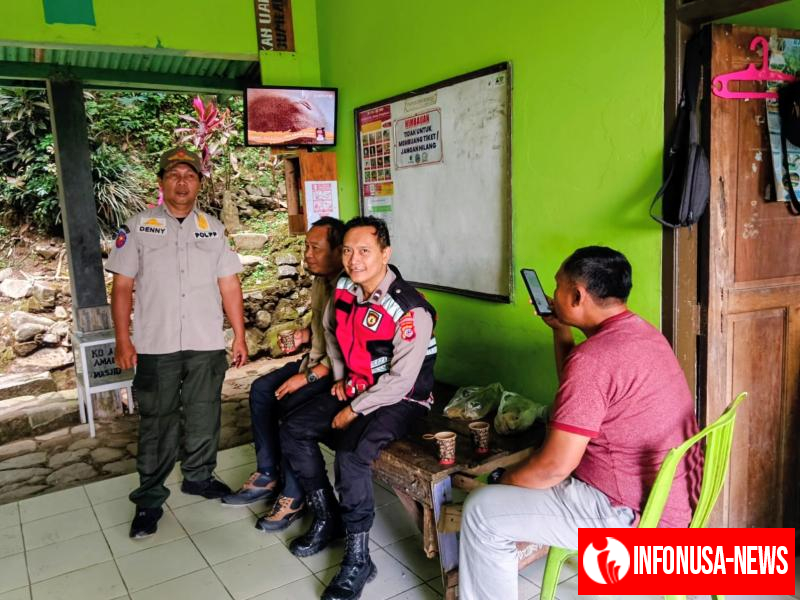 Personill Polsek Tegalwaru Patroli Siang Monitoring Objek Wisata Pastikan Wisatawan Aman