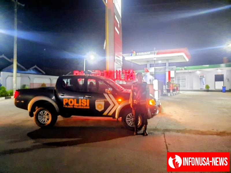 Antisipasi Gukamtibmas di Malam Hari, Polsek Telagasari Gelar Patroli