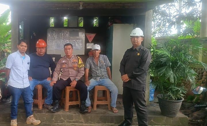 Curah Hujan Tinggi, Bhabinkamtibmas Polsek Klari Imbau Warga Waspada Banjir Citarum