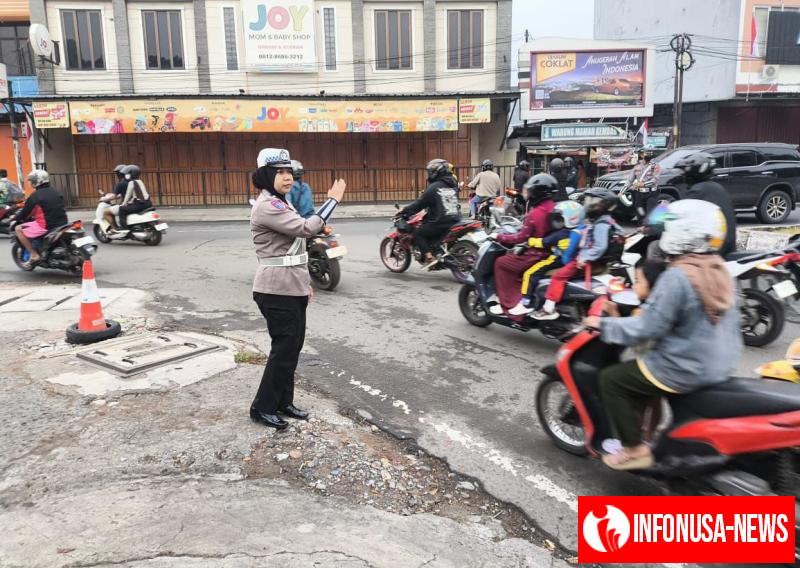 Gatur Pagi, Langkah Polantas Guna Atasi Kemacetan di Jalan Raya Karawang