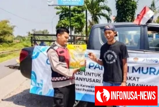 Upaya Polsek Banyusari Sediakan Beras SPHP Murah Untuk Masyarakat