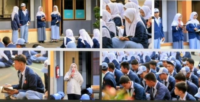Selasa Literasi SMK Tri Mitra Kotabaru, Menumbuhkan Generasi Cerdas yang Gemar Membaca dan Berani Berbicara