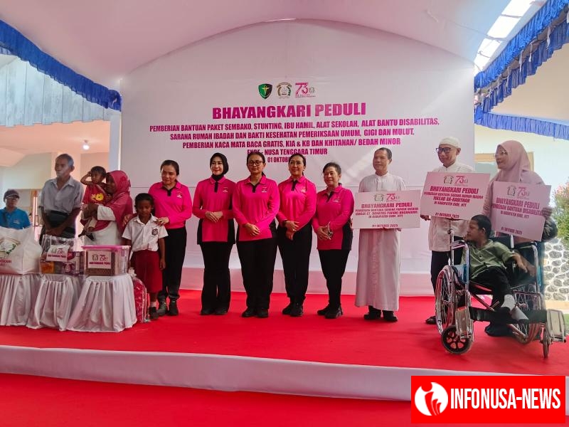 Bhayangkari Peduli, Bantuan dari Ende Menjangkau Sikka dan Ngada