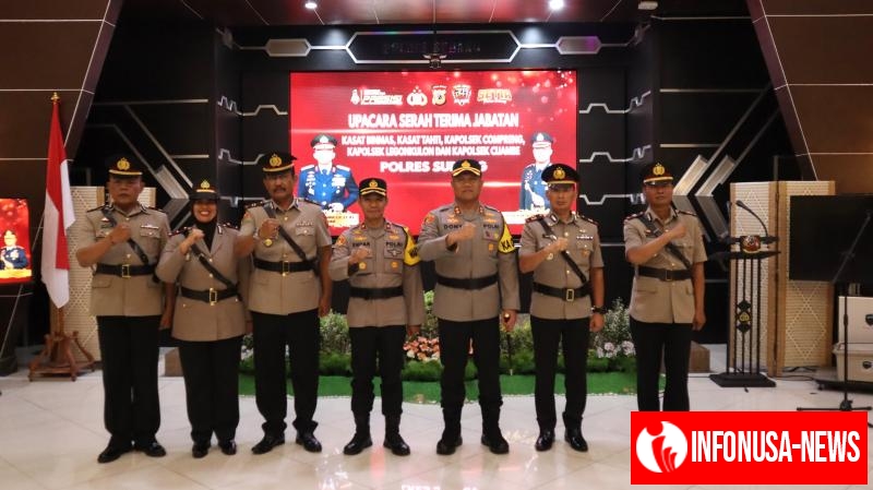 Upacara Serah Terima Jabatan Pejabat Utama dan Kapolsek Jajaran Polres Subang
