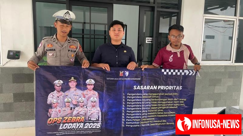 Satlantas Polres Karawang Rutin Sosialisasikan Ops Zebra Lodaya 2025 Kepada Masyarakat