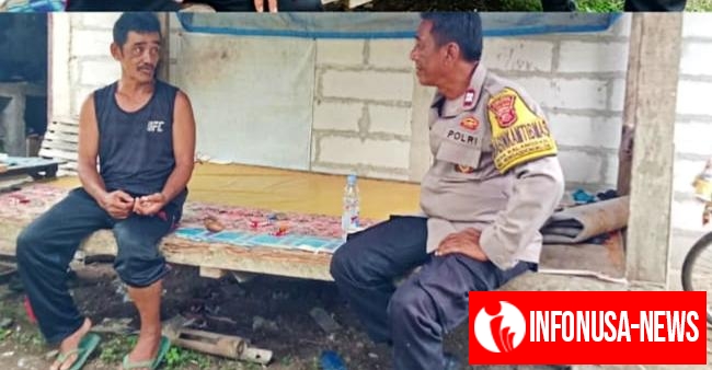 Bhabinkamtibmas Polsek Rengasdengklok Sambangi Tokoh Masyarakat Desa Binaan