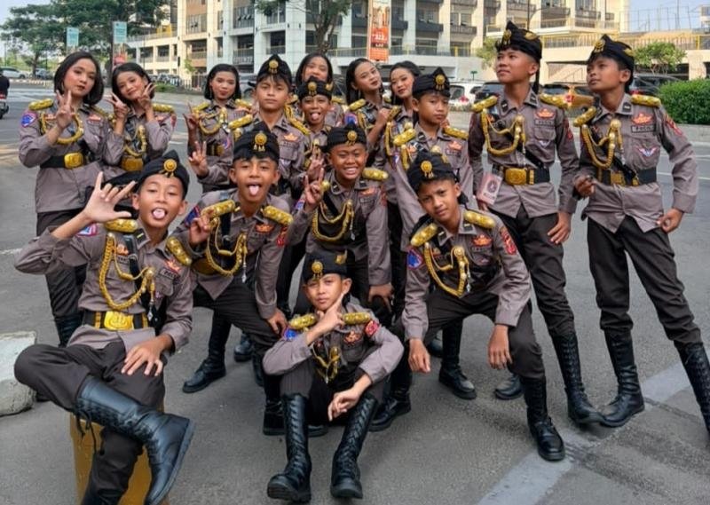 Polisi Cilik Polres Karawang Berhasil Sabet Juara Umum Brigasta se-Pulau Jawa Open 2026