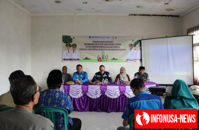 Kelurahan Babakan Kota Sukabumi Ajak Pengurus Karang Taruna, RT dan RW Dalam Pengelolaan Sampah