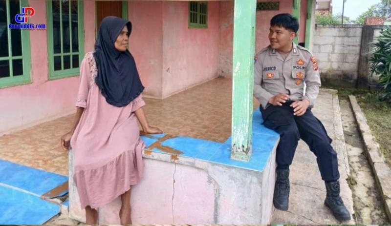 Patroli Dialogis Bhabinkamtibmas Polsek Lemahabang Imbau Kaum Emak Waspada TPPO