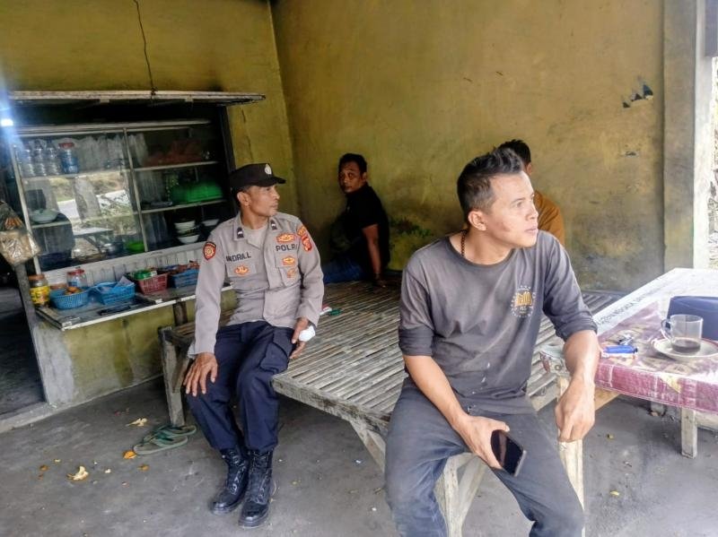 Bhabinkamtibmas Polsek Pangkalan Laksanakan Sosialisasi, Ingatkan Warga Citaman akan Bahaya TPPO